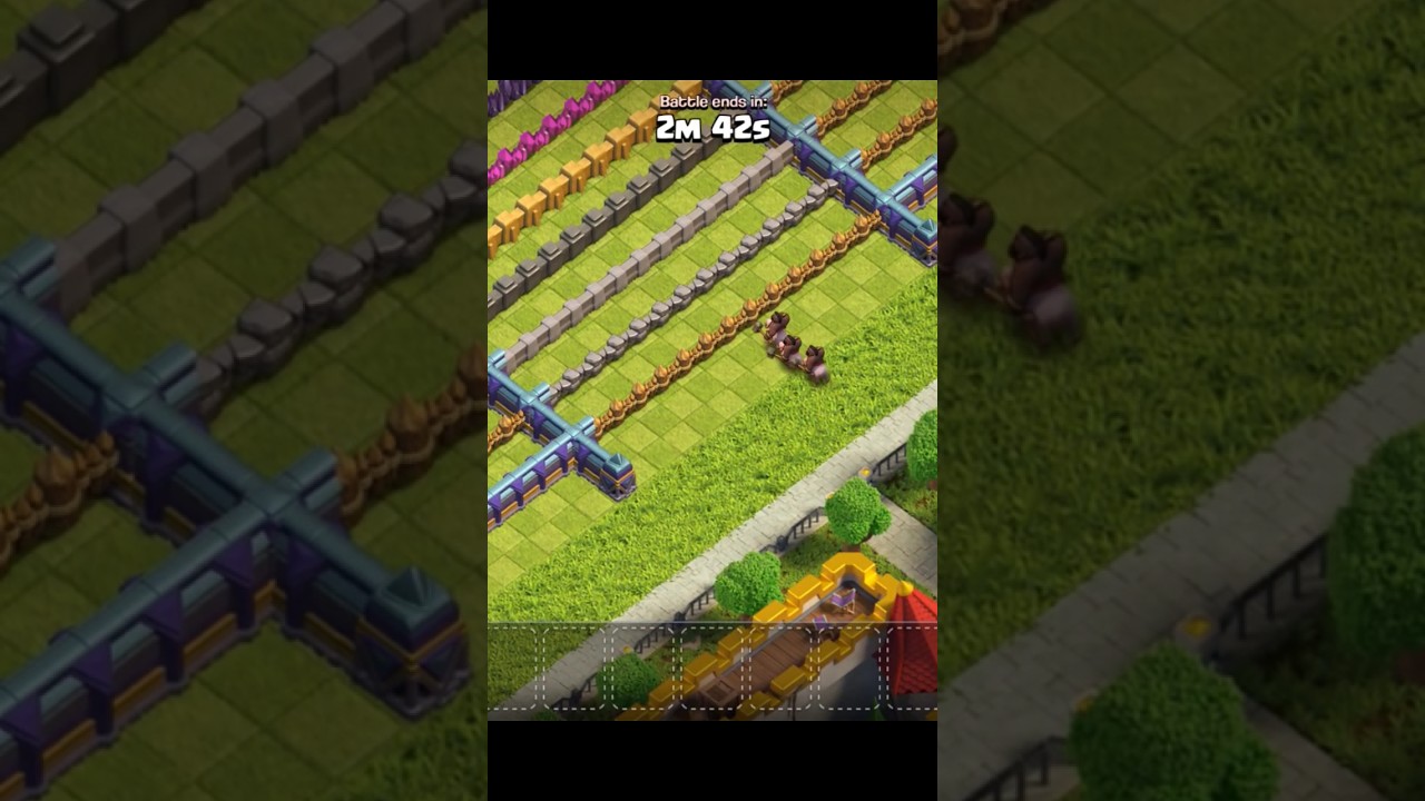 Hog riders and all levels of walls 😱🥳 #coc #cocshorts #shorts #viral