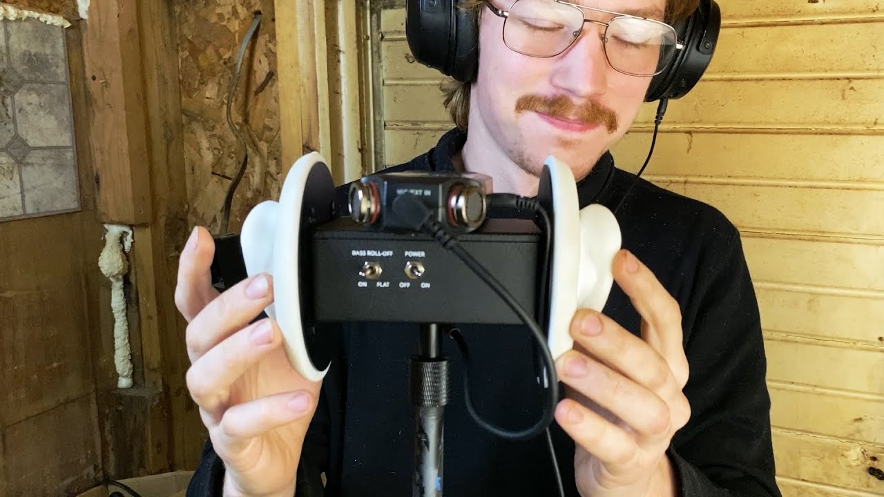 ASMR basic 3Dio Ear Tapping/Touching Whispering