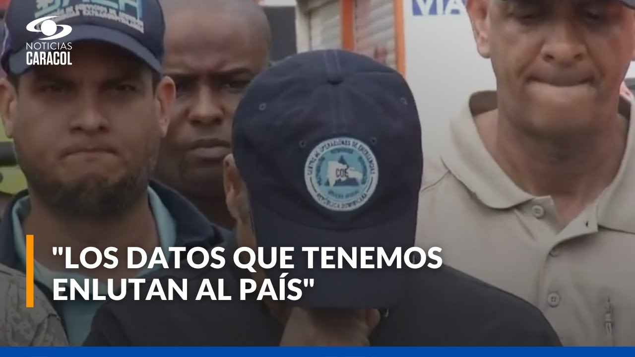 Director del COE de República Dominicana llora al anunciar que van 221 muertos en discoteca JET SET