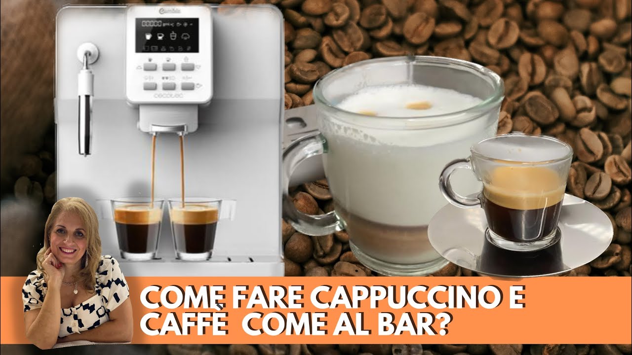 COME FARE CAFFÈ E CAPPUCCINO COME AL BAR /MEGAUTOMATICA POWER MATIC-CCINO 6000 @CecotecOficial
