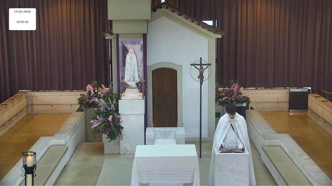 Terço a Nossa Senhora de Fátima desde a Capelinha das Aparições 14.03.2026