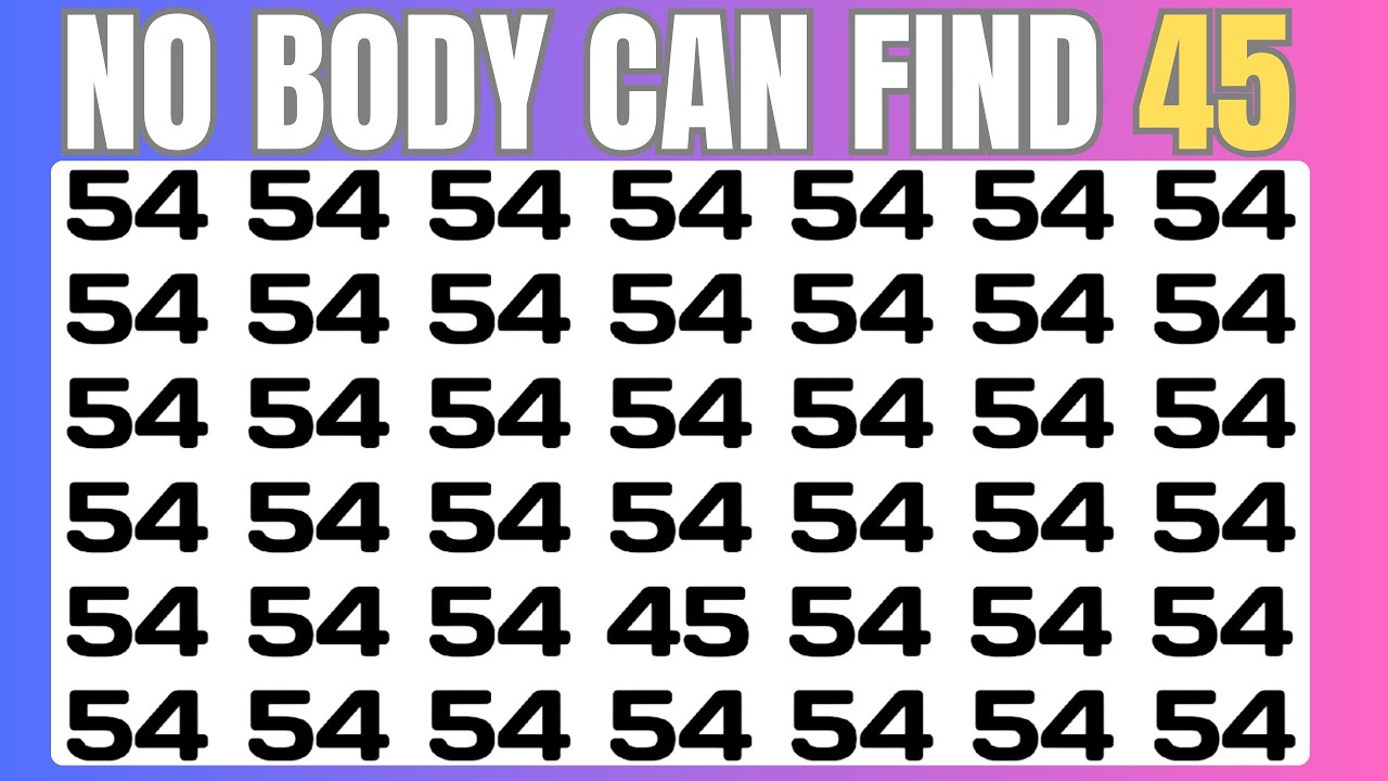 🔎Find the ODD One Out - Numbers and Letters Edition ✅ Easy, Medium, Hard - 30 levels | Bird Quiz