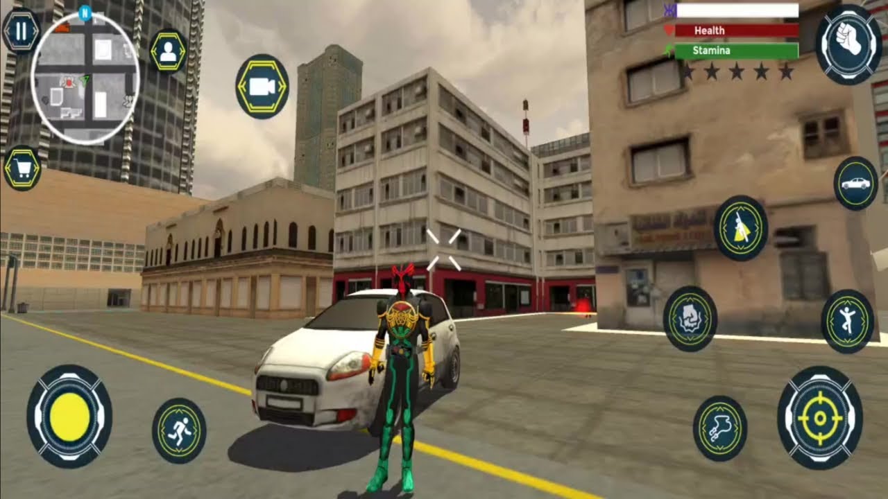 Spider Hero Super Miami Rope Android 2022 Gameplay