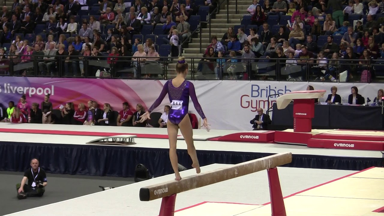Megan Parker 2017 British Championships - Beam
