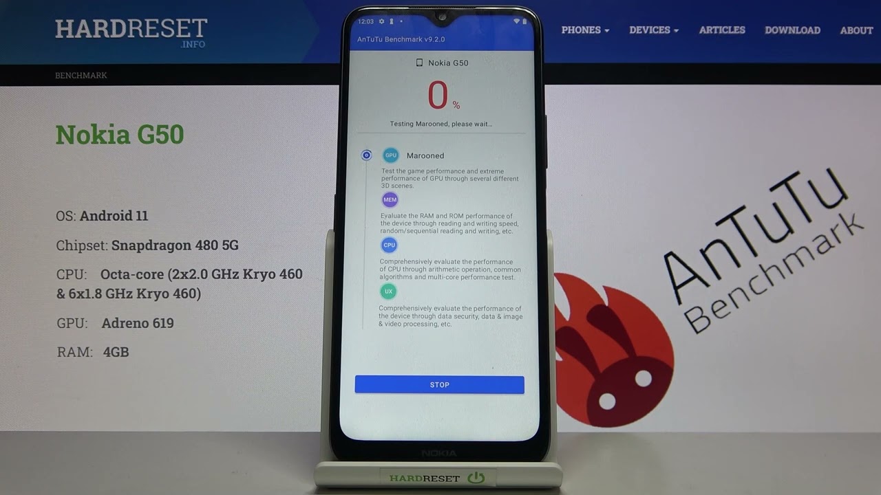 Nokia G50 5G AnTuTu Benchmark