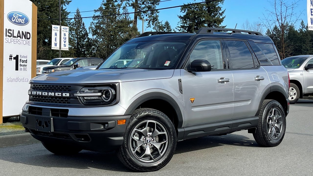 2022 Ford Bronco Sport Badlands + NAV, Reverse Camera 4X4 Review | Island Ford