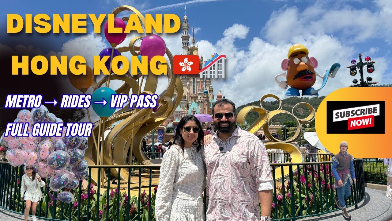 Disneyland Hong Kong FULL GUIDE 🇭🇰🎢 | Metro, Rides,Tickets,VIP Pass & Tips! | 2025