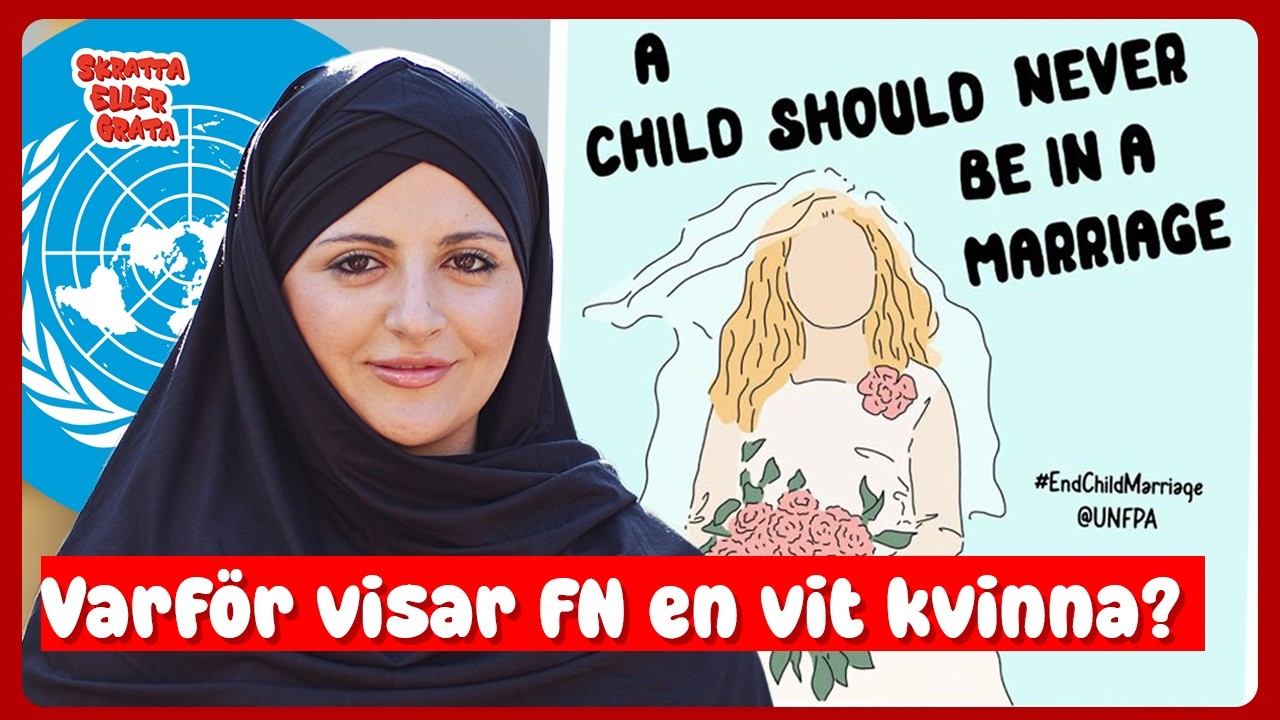 Varför visar FN en vit kvinna? – Skratta eller gråta