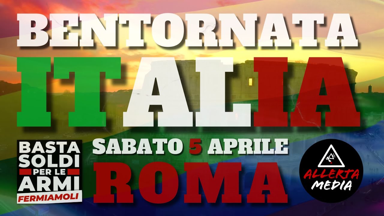 Roma 5 Aprile 2025 - Manifestazione contro il Riarmo
