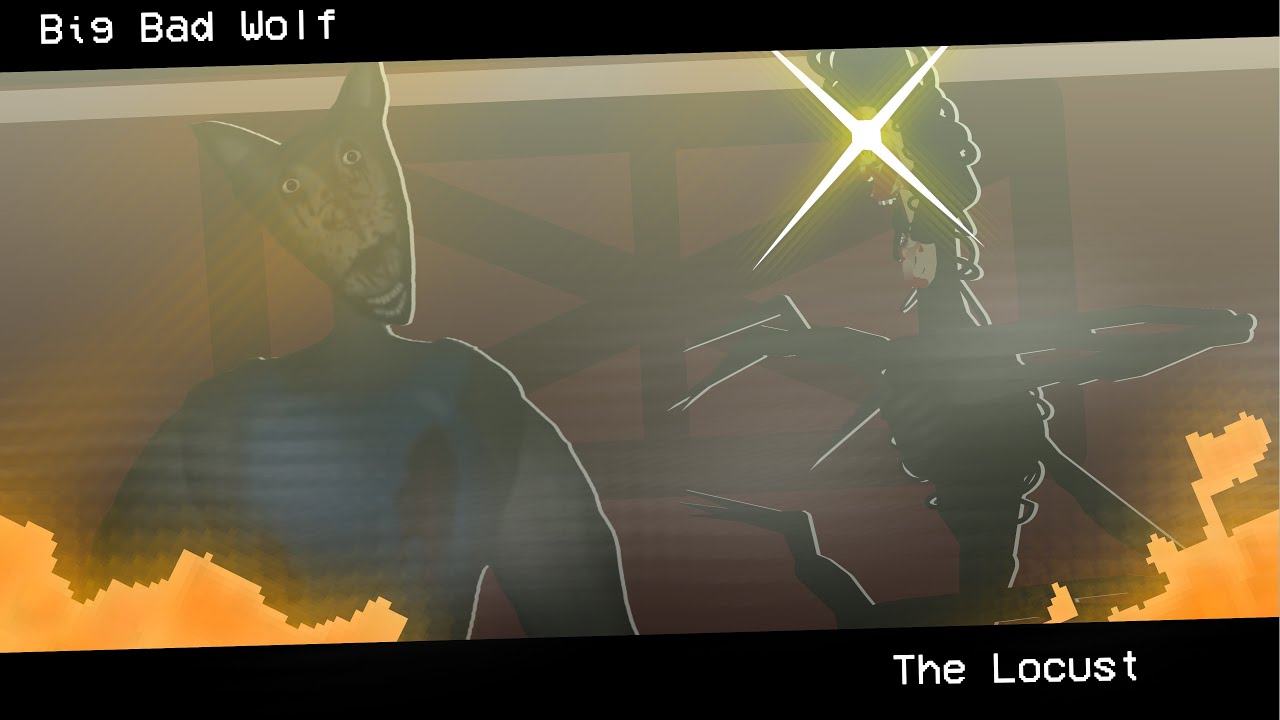 The Big Bad Wolf Vs The Locust/Thumper |Stick Nodes| The Fairy Tales Analog Horror VS Doctor Nowhere