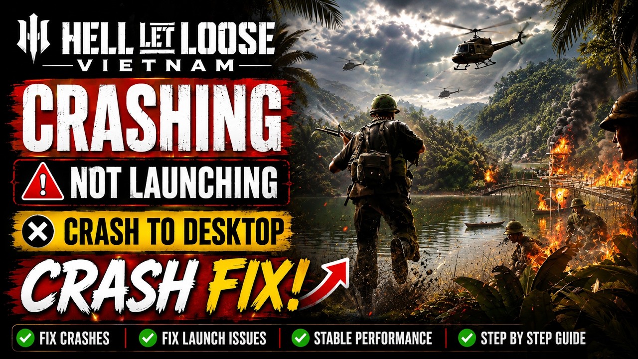 Fix Hell Let Loose Vietnam Not Launching & Crash to Desktop