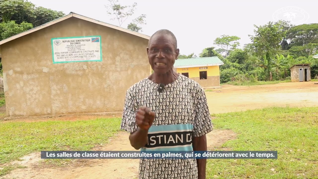 Ecole Losanganya : PHC investit dans l'éducation dans les zones réculées