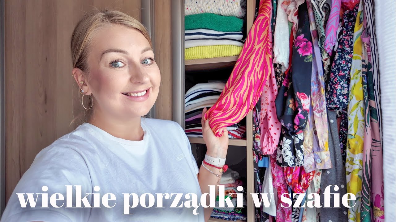 WIELKIE PORZĄDKI W SZAFIE | PRZEGLĄDAM, UKŁADAM, ORGANIZUJĘ I ODDAJĘ CIUCHY