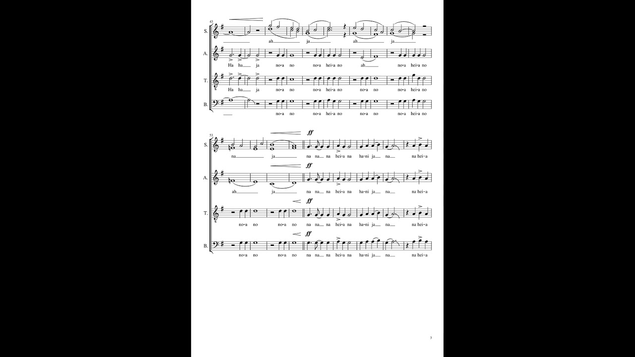 Eatnemen Vuelie (Frozen) SATB a cappella