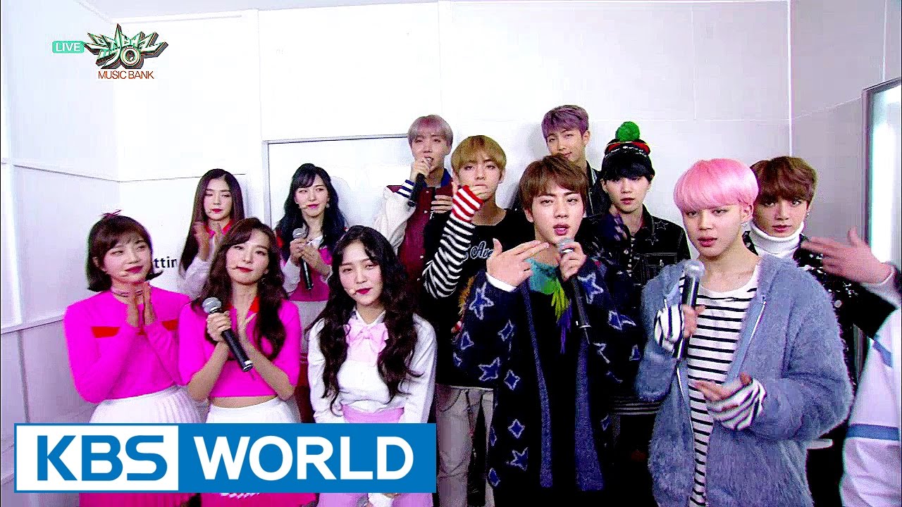 The green room of top song nominees, BTS and Redvelvet [Music Bank / 2017.02.24]