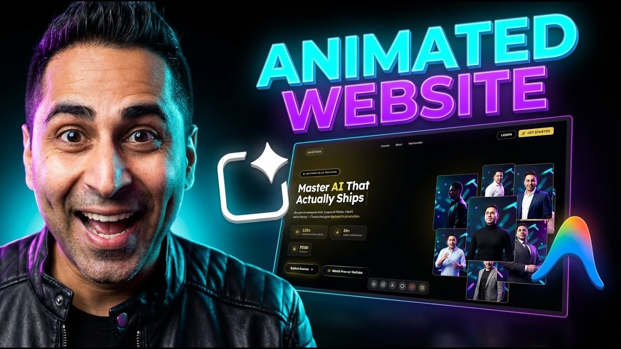 AntiGravity Built a $5000 Beautiful 3D ANIMATED Website in Mins!