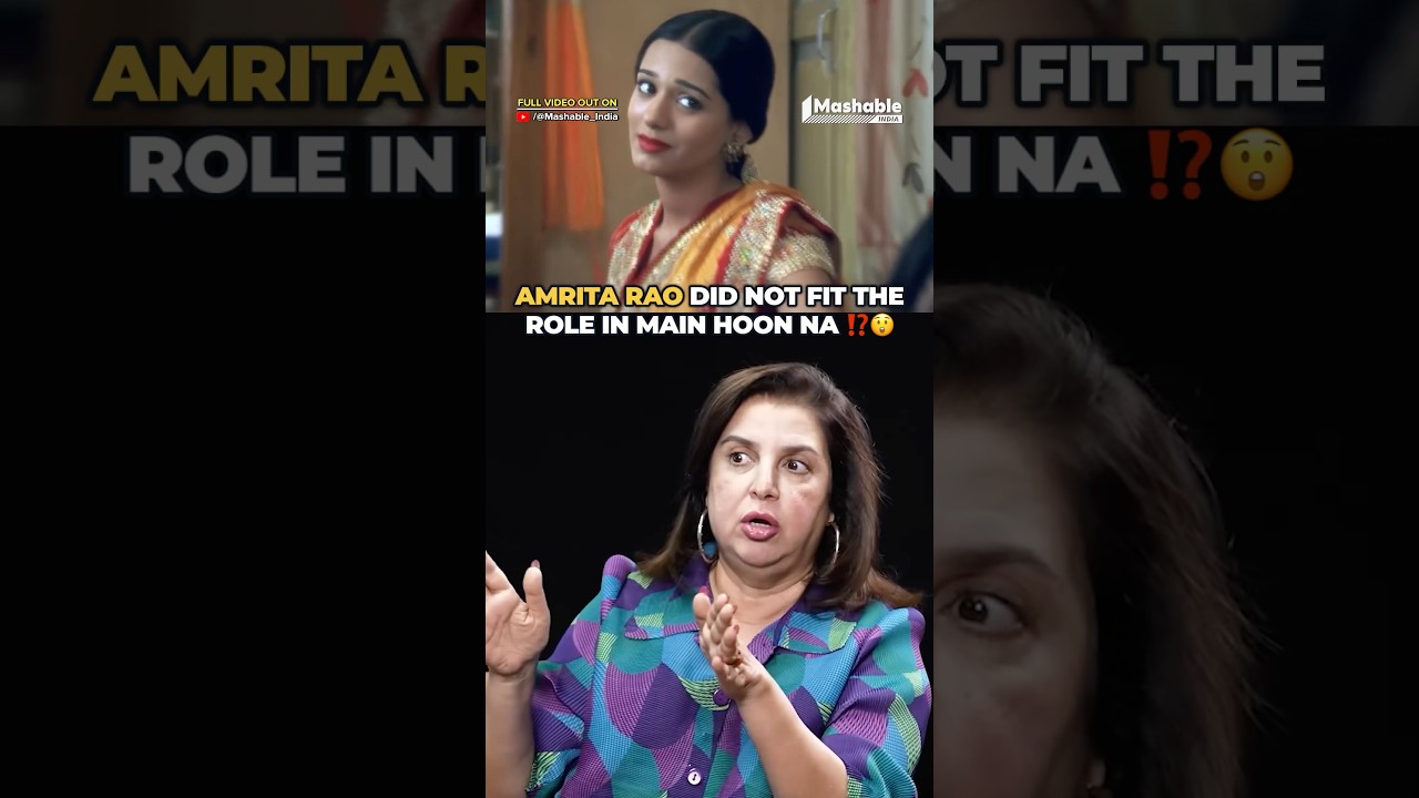 Amrita Rao Was Not Farah Khan&rsquo;s First Choice For Main Hoon Na 😱⁉️ | Mashable India