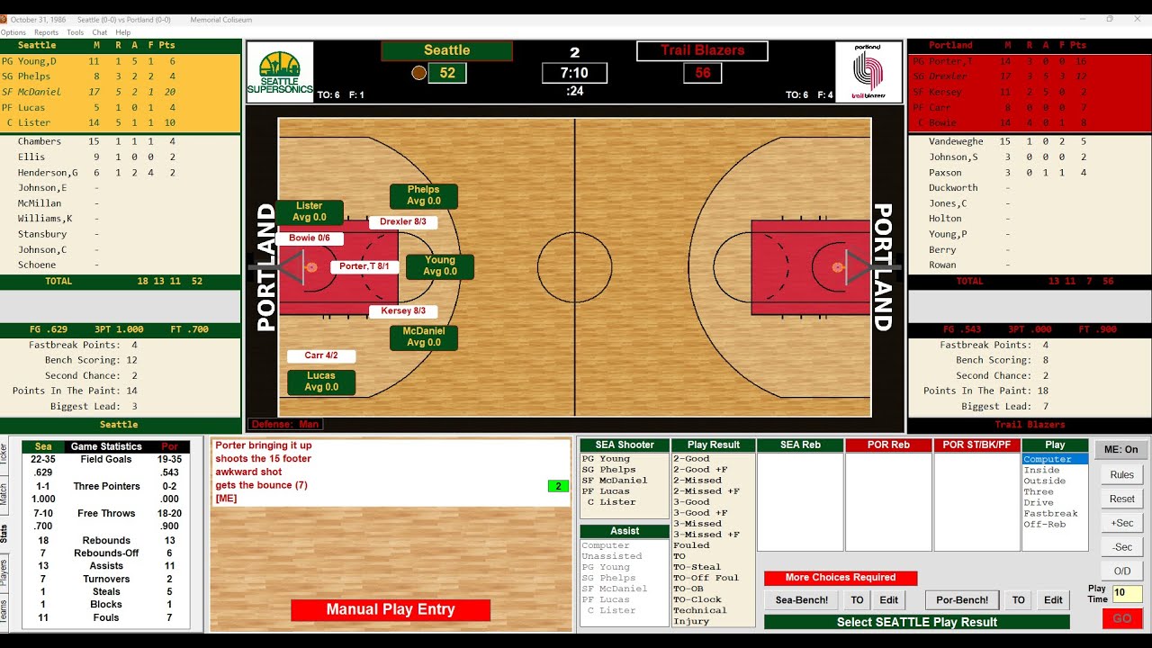 Action PC Basketball 2025 - MANUAL ENTRY