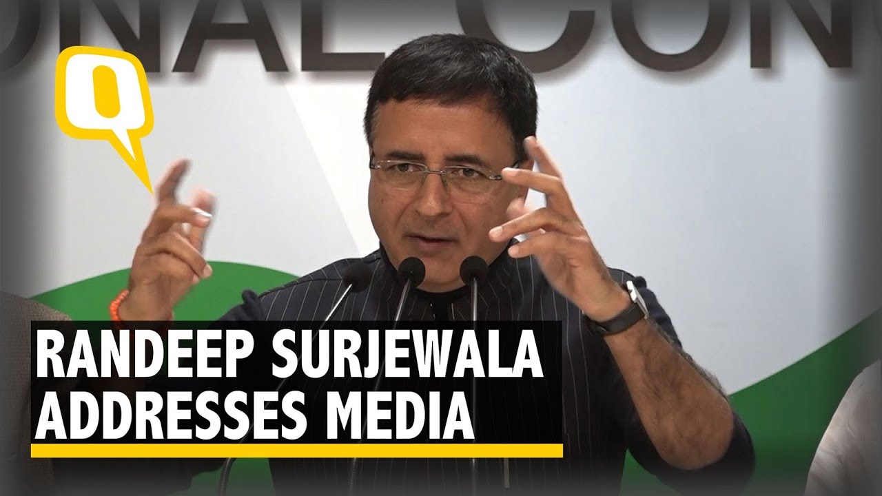 Live: Congress Spokesperson Randeep Surjewala Briefs Media