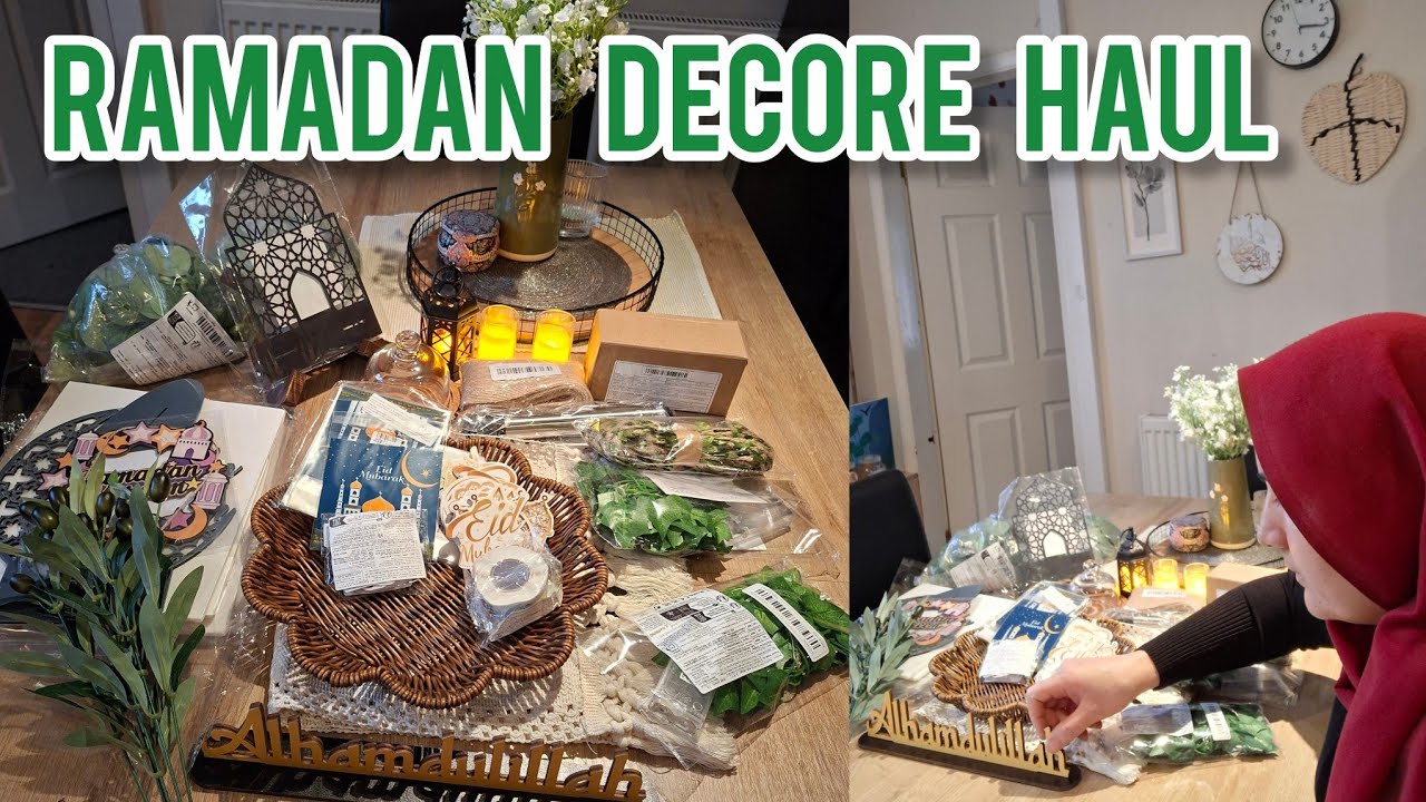 Ramadan Decore Haul||Pre Ramadan Preparations||Ramadan decoration Shopping||Temu Ramadan decore Haul