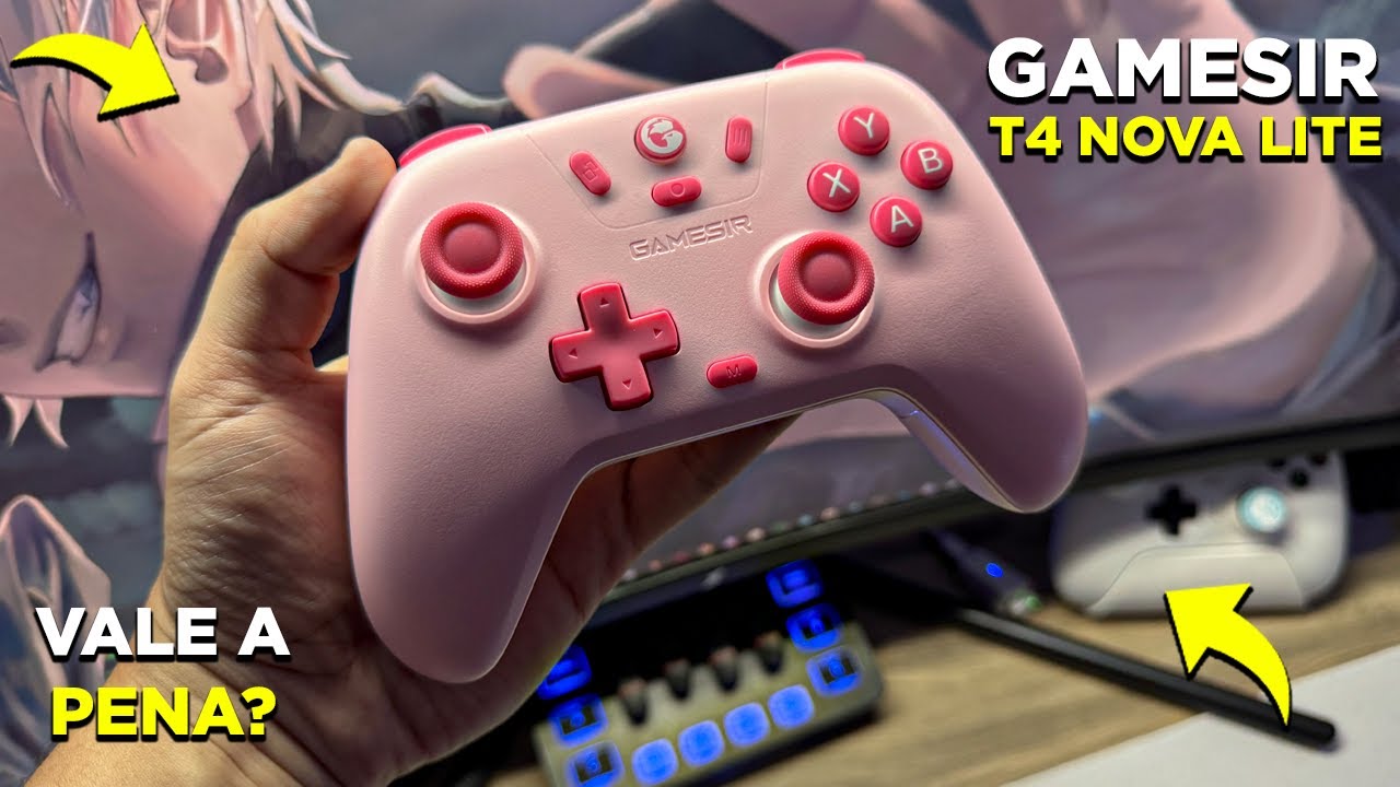 CONTROLE GAMESIR T4 NOVA LITE - o MAIS BARATO com HALL EFFECT do ALIEXPRESS!