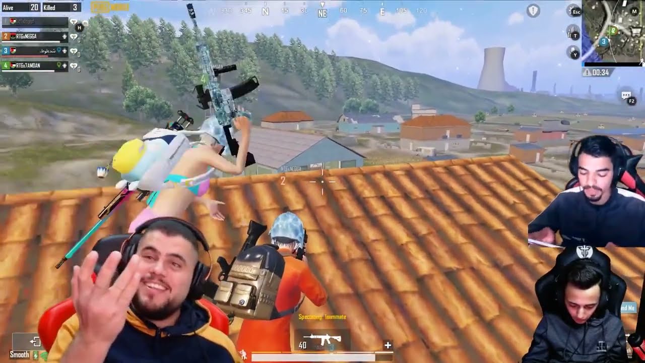 شحطوط وخيارة طلعو ابو سروال عن المود وبعرو البث😂😱 - PUBG MOBILE