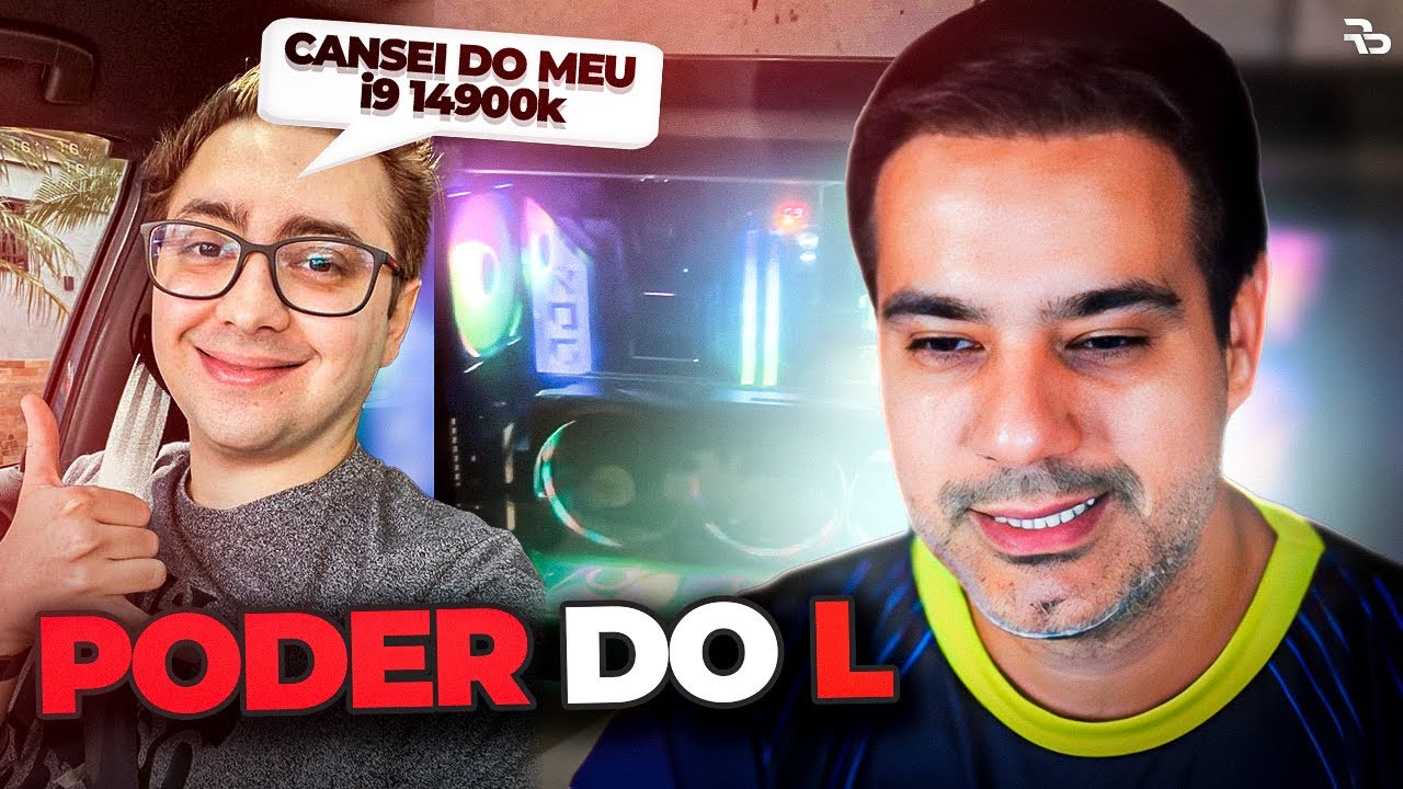 Alanzoka com Super PC Gamer Lian Li e você fazendo o L com a RX 580