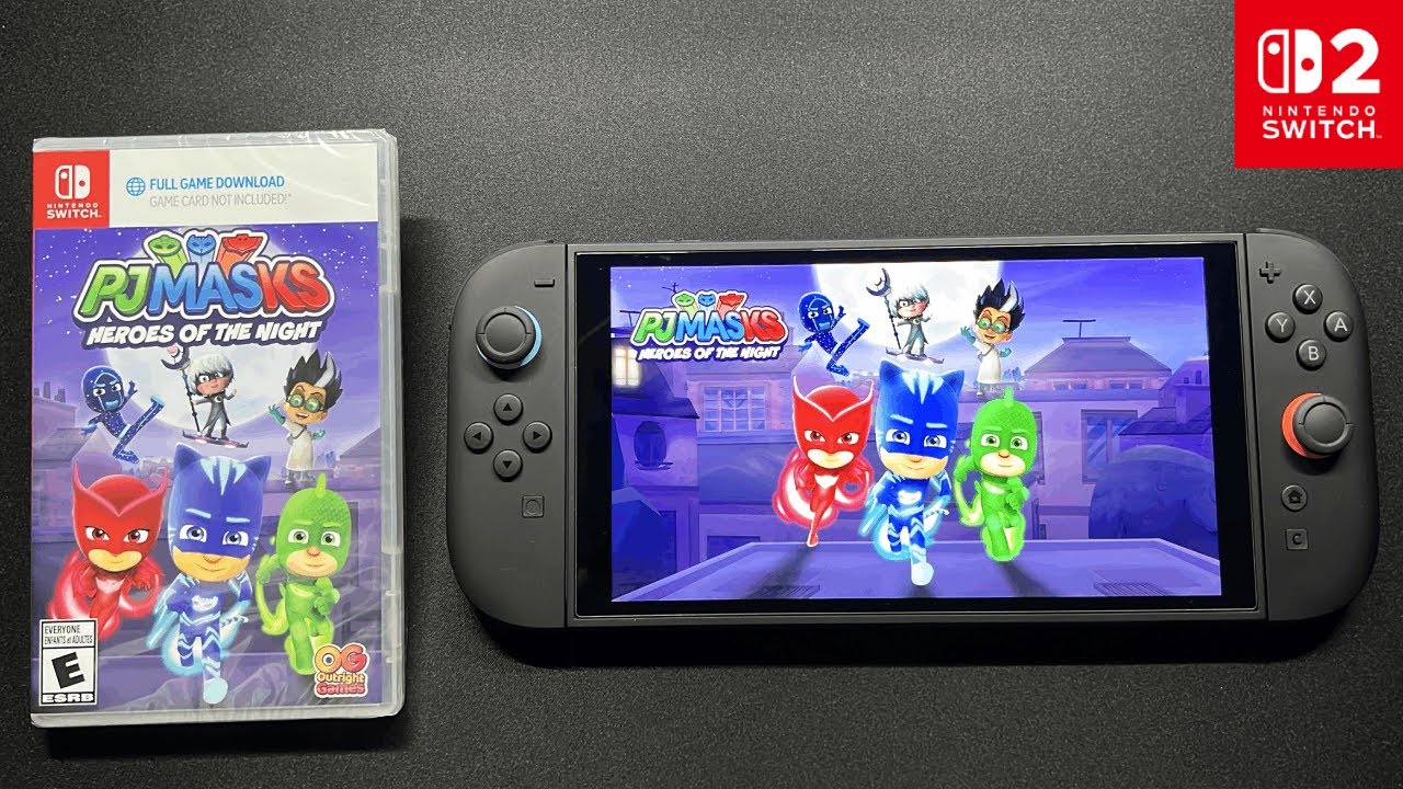 Unboxing PJ Masks: Heroes of The Night - Nintendo Switch 2