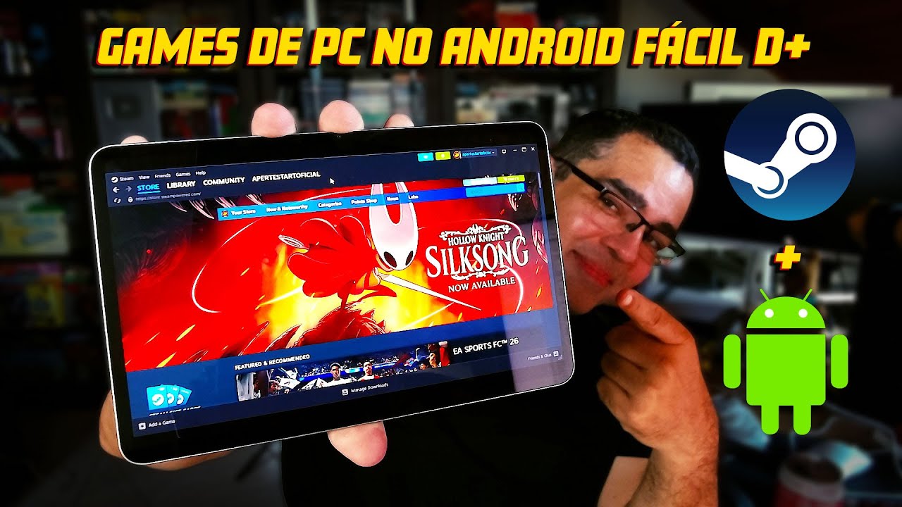 &Eacute; REAL! Aprenda a jogar Games de PC no Android no SEU celular!
