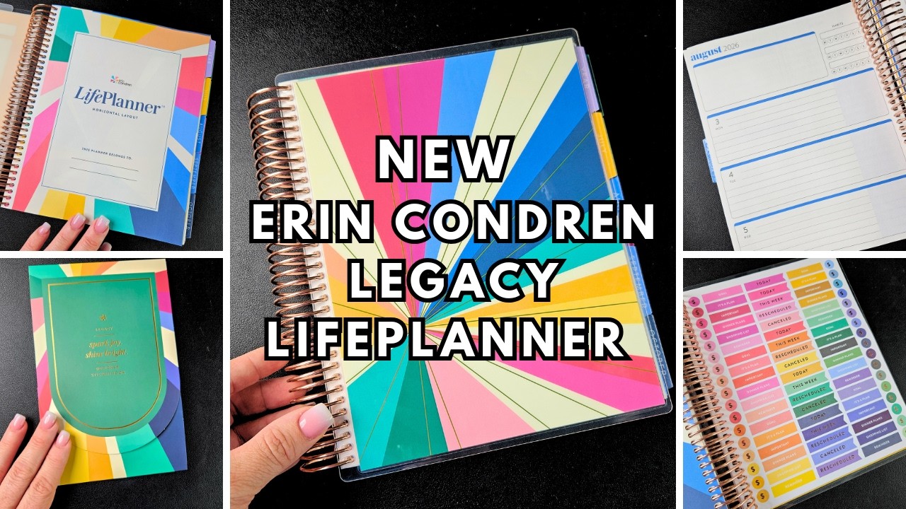 Erin Condren's Legacy Design Is Stunning! 📖 Legacy Horizontal 2026-2027