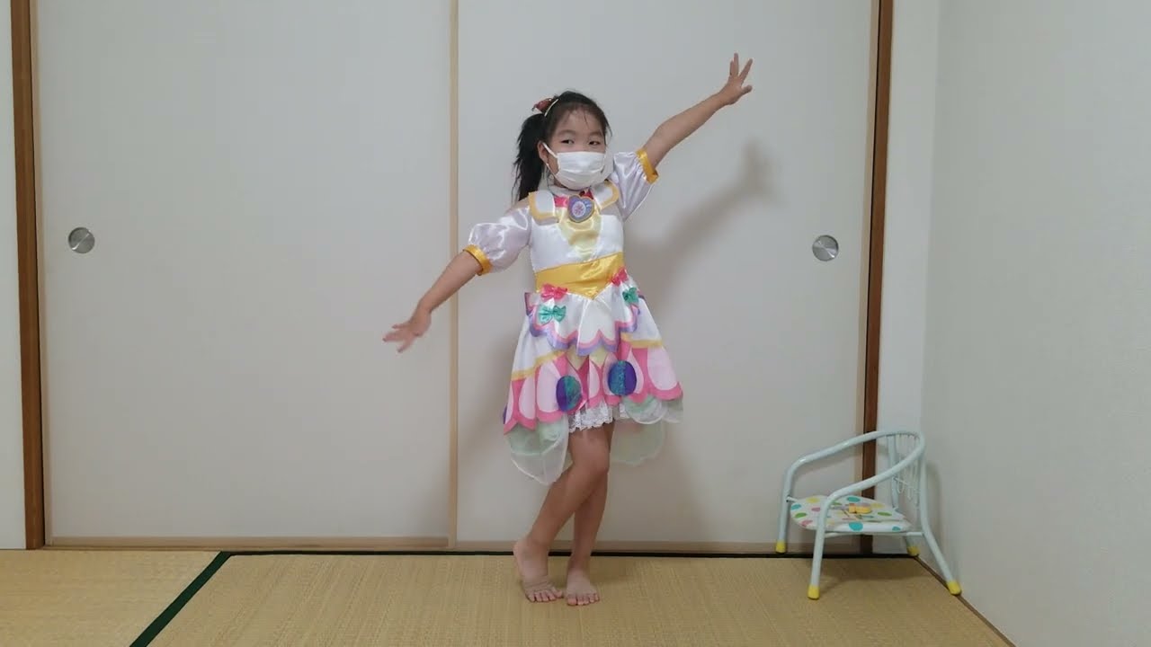 わんだふるぷりきゅあ！「しあわせえぼりゅ〜しょん♡」ダンス　小学2年生