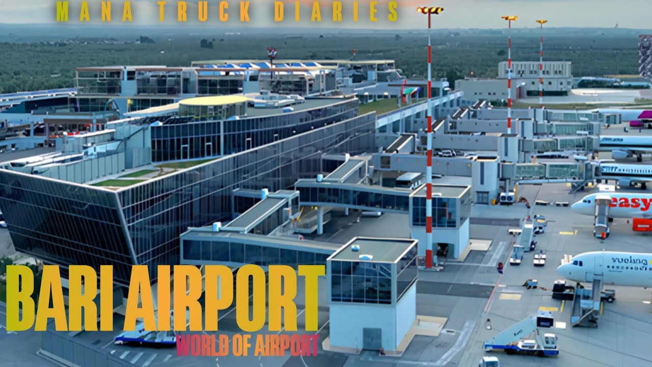 New BARI AIRPORT open | Planes are spotting Bari Airport | HD Gameplay world of airport