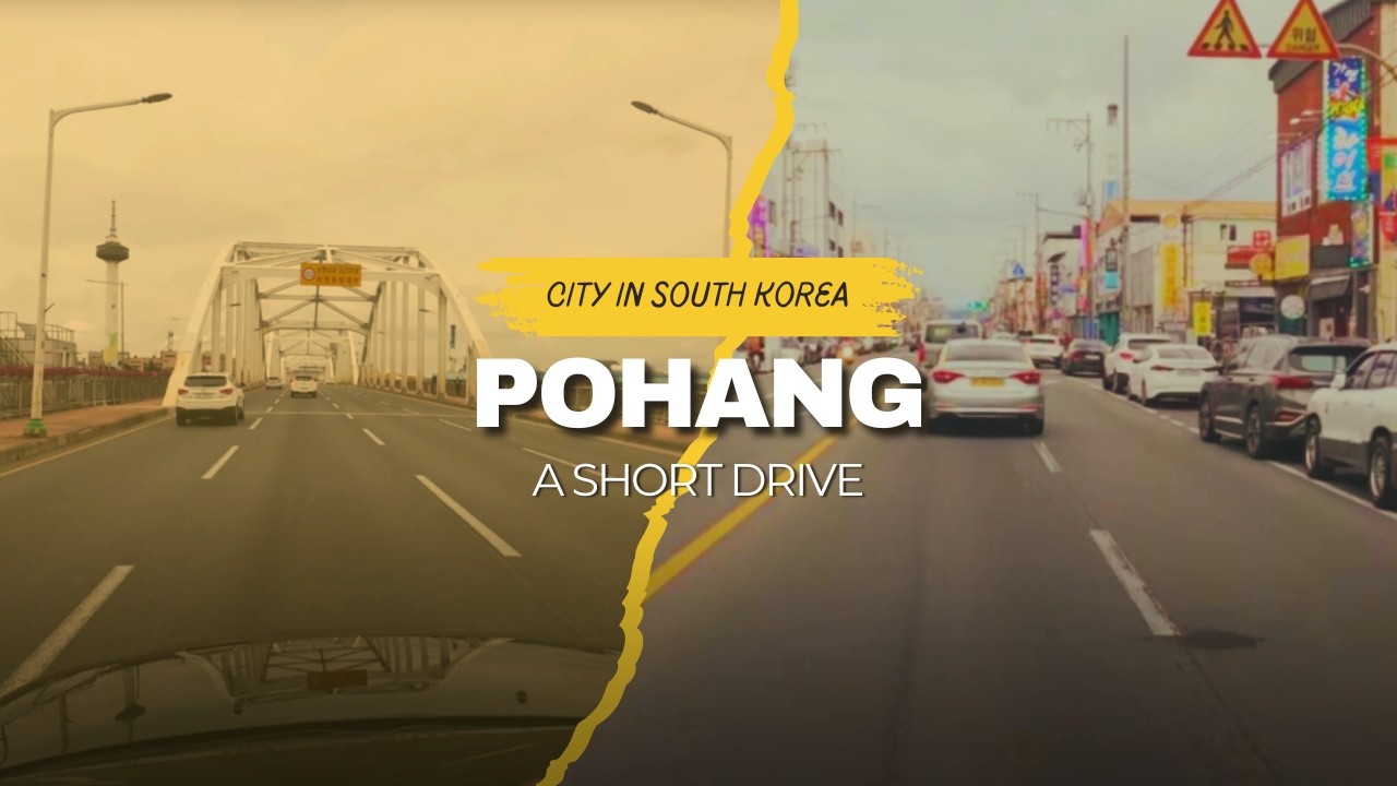 [Driving In Korea] Pohang-si POV Driving Tour: Experience the Scenic Roads of South Korea