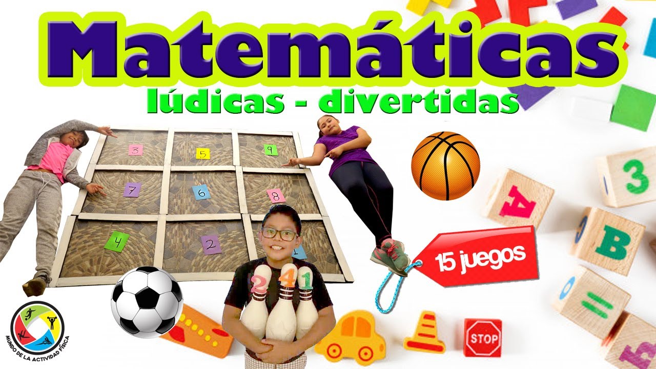 Juegos DIVERTIDOS  para  niños de MATEMÁTICAS LUDICAS Y EDUCACIÓN FÍSICA EN CASA.