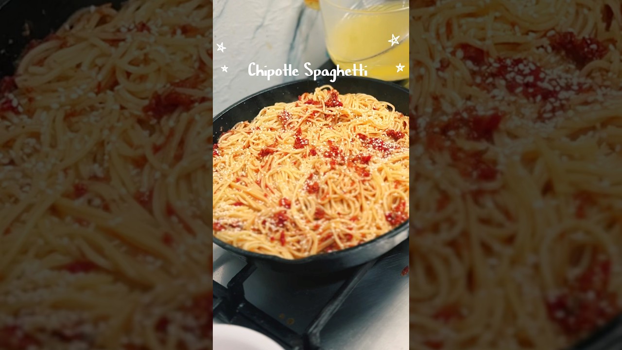 Easy Chipotle Pasta Recipe | Tangy & Flavorful #ChipotleSpaghetti  #SpaghettiLovers #MoreishFoods