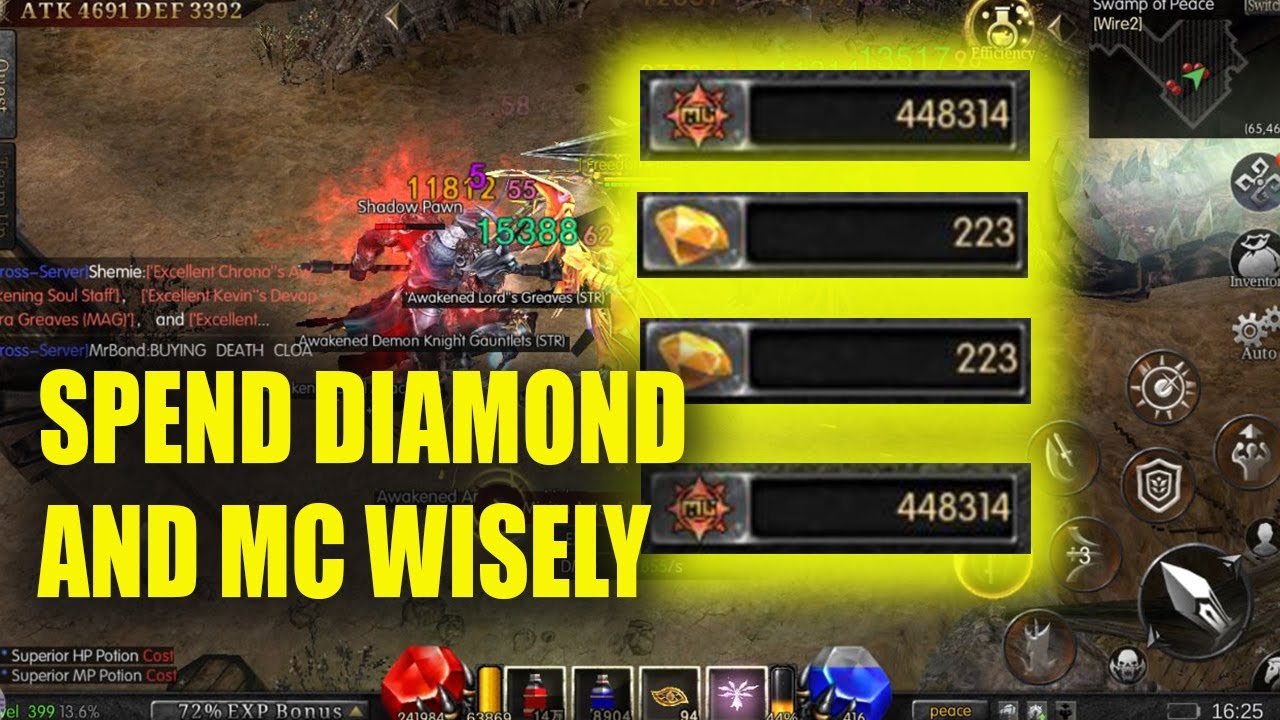 SPEND DIAMONDS AND MU COINS WISELY - MU MONARCH