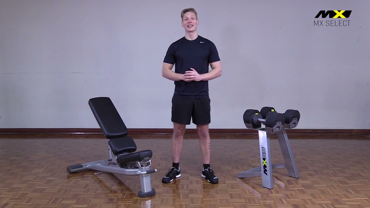 The MX55 Adjustable Dumbbells | Fitness Direct