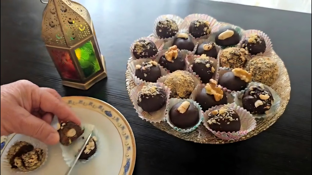 تمور فاخرة بالشوكولا للعيد ورمضان بثلاث حشوات مبتكرة