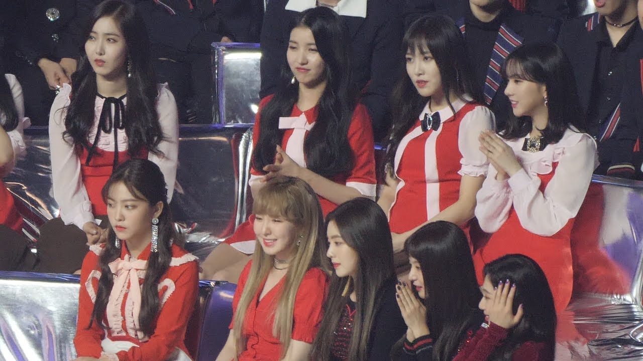 171202 레드벨벳,여자친구 - 소름돋는 박효신 야생화 무반주 라이브 리액션 [전체] 직캠 Fancam (2017 멜론 뮤직 어워드) by Mera