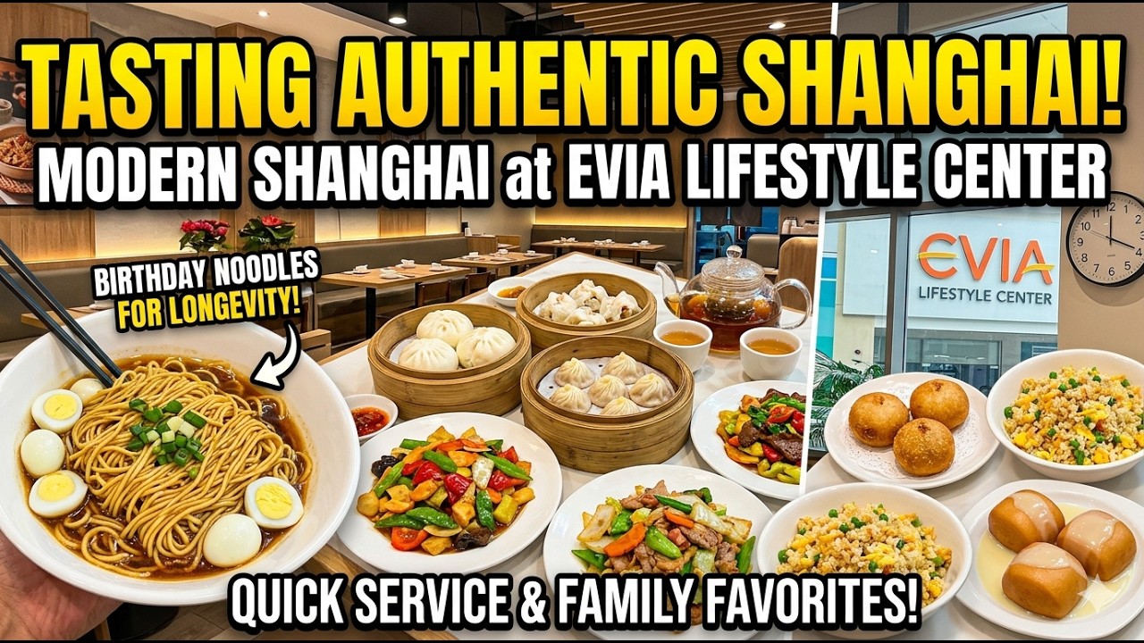 Modern Shanghai at EVIA Lifestyle Center| FOOD TRIP