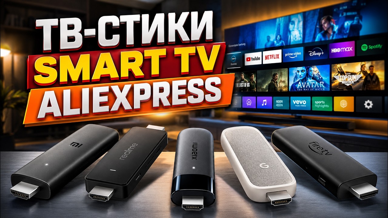 🔥 ТОП-5 ТВ-стиков с AliExpress 2026: Smart TV, 4K, Google TV и лучший выбор для дома