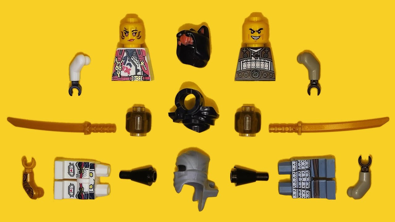 LEGO Ninjago Characters: Sora (Master of Technology) & Ash (Master of Smoke) | Unofficial Minifigure
