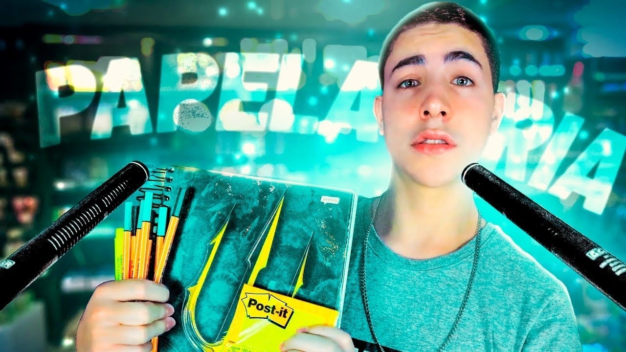 ASMR PAPELARIA ROLEPLAY – COMPRANDO MATERIAL ESCOLAR
