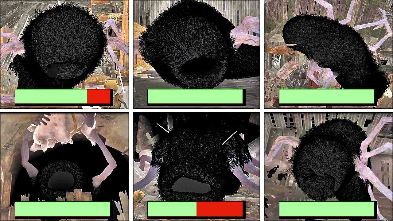 Reanimal - All THE MOTHER Scenes in BRIGHT Mode With Healthbars