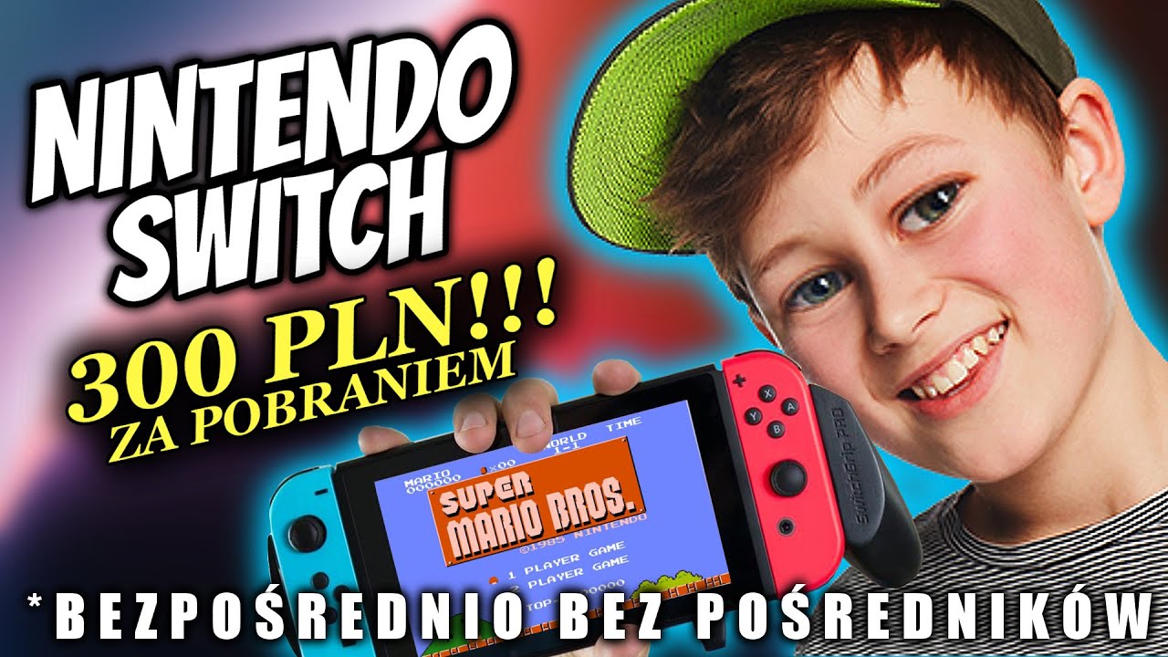HIT! - NINTENDO SWITCH 300zł WYSYŁKA ZA POBRANIEM - Bezpośrednio bez pośredników z  FB Marketplace