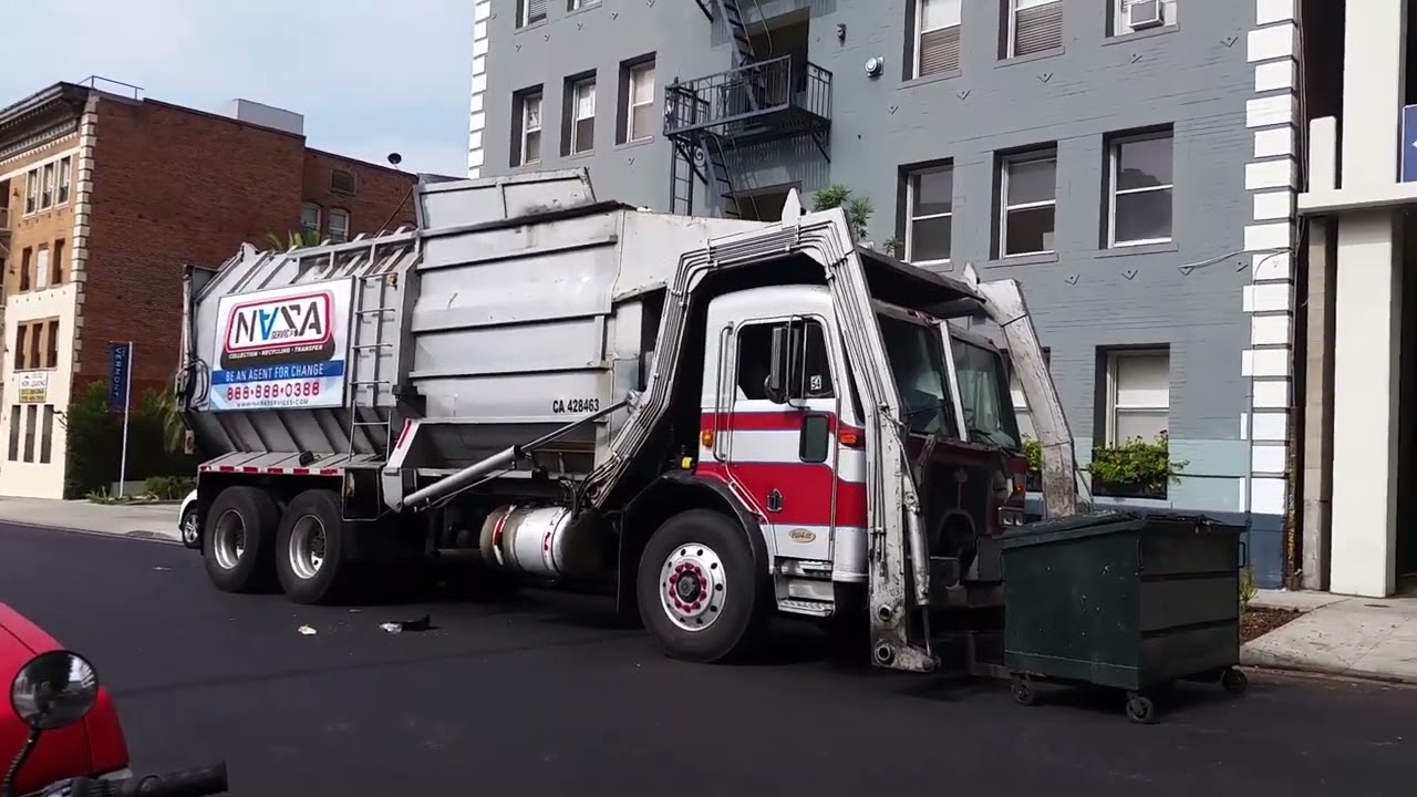 NASA Services Diesel Peterbilt 320 Amrep Octo FL Garbage Truck 