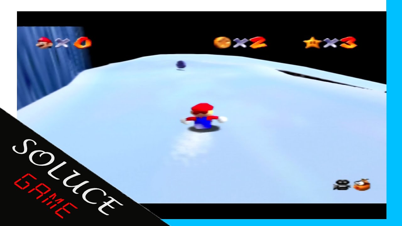Glissade sur glace (4-1) - Super Mario 64 - Soluce Game