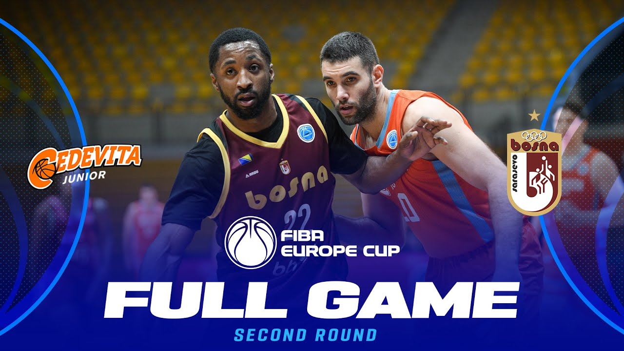 LIVE - Cedevita Junior v KK Bosna BH Telecom | FIBA Europe Cup 2025-26 | Second Round