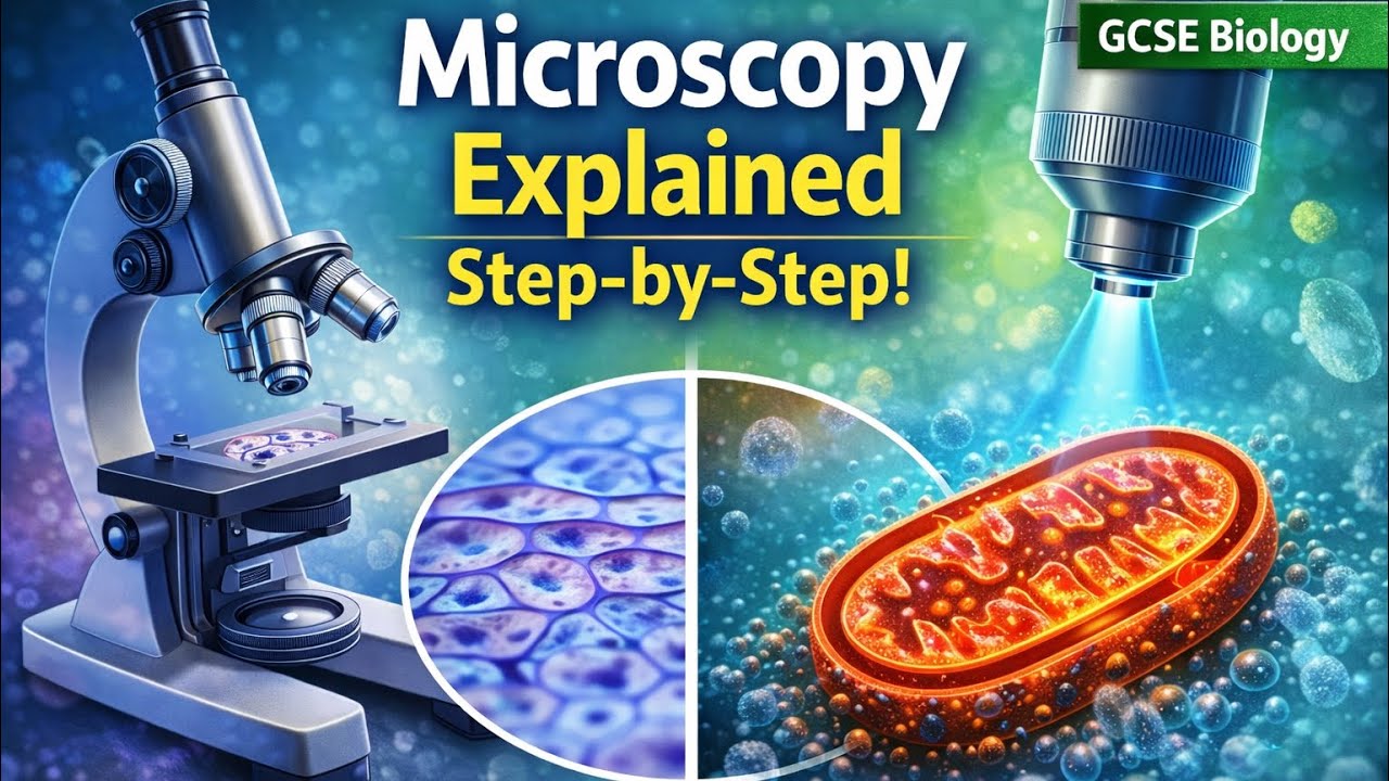 Microscopy for GCSE Biology (FULL Lesson), Magnification, Slides & Exam Questions