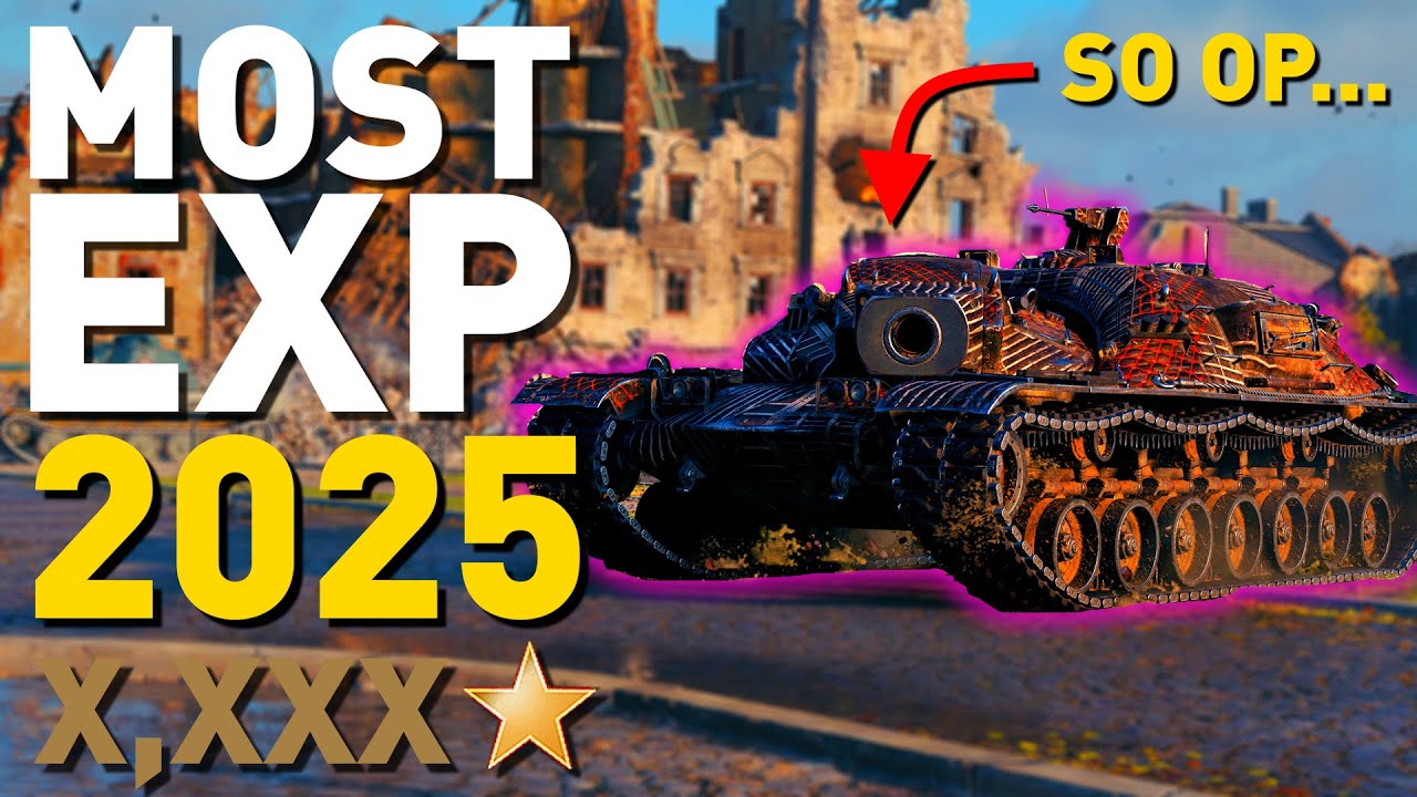 САМЫЙ БОЛЬШОЙ ОПЫТ в 2025 году в World of Tanks!!!